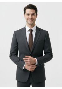 Krawat Męski - Angelo di Monti - Brąz, Drobna Faktura Materiału. Kolor: brązowy, beżowy, wielokolorowy. Materiał: materiał. Styl: elegancki, wizytowy #2