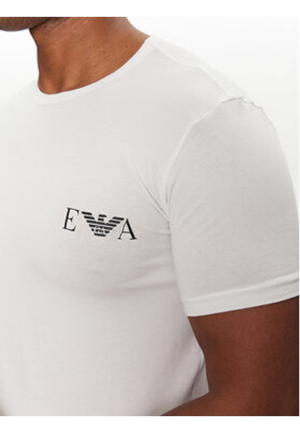 Emporio Armani Underwear Komplet 2 t-shirtów EM001849 AF10778 M0081 Kolorowy Slim Fit. Materiał: bawełna. Wzór: kolorowy