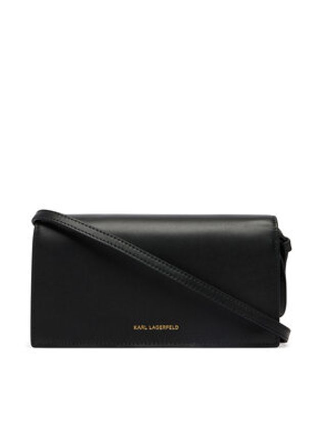 Karl Lagerfeld - KARL LAGERFELD Torebka B2W30268 Czarny. Kolor: czarny. Materiał: skórzane