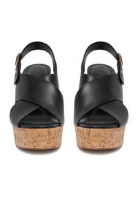 Badura Sandały C-ALANA-25-3-9YY Czarny. Kolor: czarny. Materiał: skóra #7