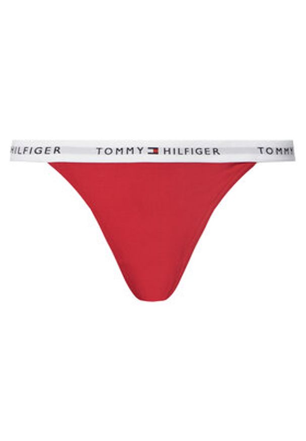 TOMMY HILFIGER - Tommy Hilfiger Komplet 3 par stringów UW0UW05757 Kolorowy. Materiał: bawełna. Wzór: kolorowy