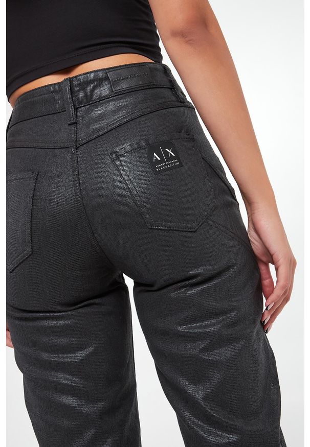 Armani Exchange - Jeansy damskie woskowane ARMANI EXCHANGE