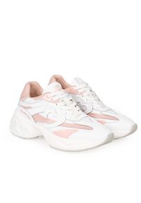 Love Moschino Sneakersy | JA15326G1MIQF | Kobieta | Biały. Okazja: na co dzień. Kolor: biały. Materiał: tkanina, skóra