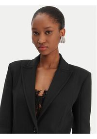 Patrizia Pepe Marynarka 8S0584/A715-K103 Czarny Regular Fit. Kolor: czarny. Materiał: wiskoza #2