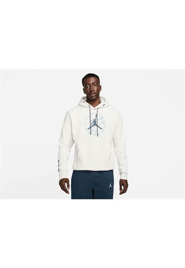 Bluza sportowa męska Nike Air Jordan Essentials Mountainside. Typ kołnierza: kaptur. Kolor: biały. Sport: bieganie