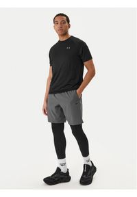 Reebok Legginsy RK25601CCM Czarny Slim Fit. Kolor: czarny. Materiał: syntetyk #1