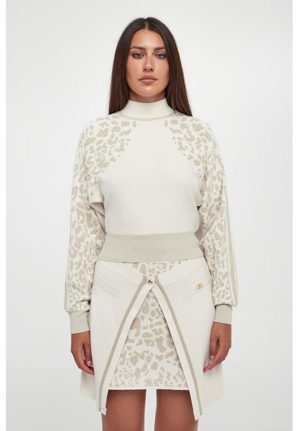 Liu Jo - Sweter damski cropped LIU JO