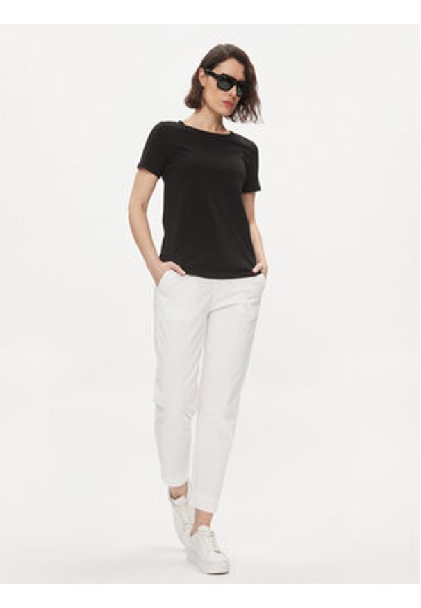 Max Mara Leisure Spodnie materiałowe Terreno 2416131058 Biały Regular Fit. Kolor: biały. Materiał: bawełna