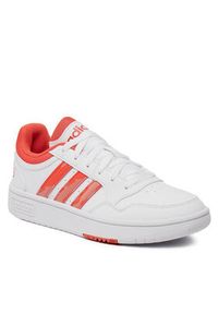 Adidas - adidas Sneakersy Hoops 3 ID1117 Biały. Kolor: biały. Materiał: skóra