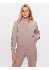 Guess Bluza Britney V2YQ16 KB3P2 Różowy Regular Fit. Kolor: różowy. Materiał: bawełna, syntetyk