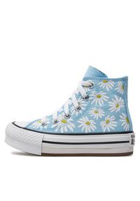 Converse Trampki Chuck Taylor All Star Lift Platform Floral A06338C Niebieski. Kolor: niebieski #5