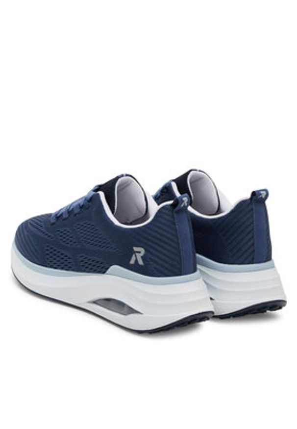 Rieker Revolution Lifestyle Sneakersy W2701-14 Granatowy. Kolor: niebieski. Materiał: materiał