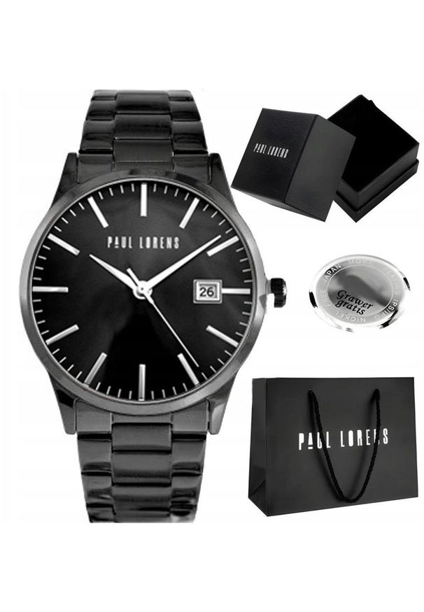 Zegarek męski Paul Lorens PABLO-1A5i Z GRAWEREM