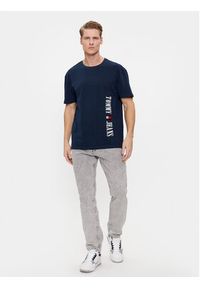 Tommy Jeans T-Shirt Archive DM0DM18295 Granatowy Regular Fit. Kolor: niebieski. Materiał: bawełna #2