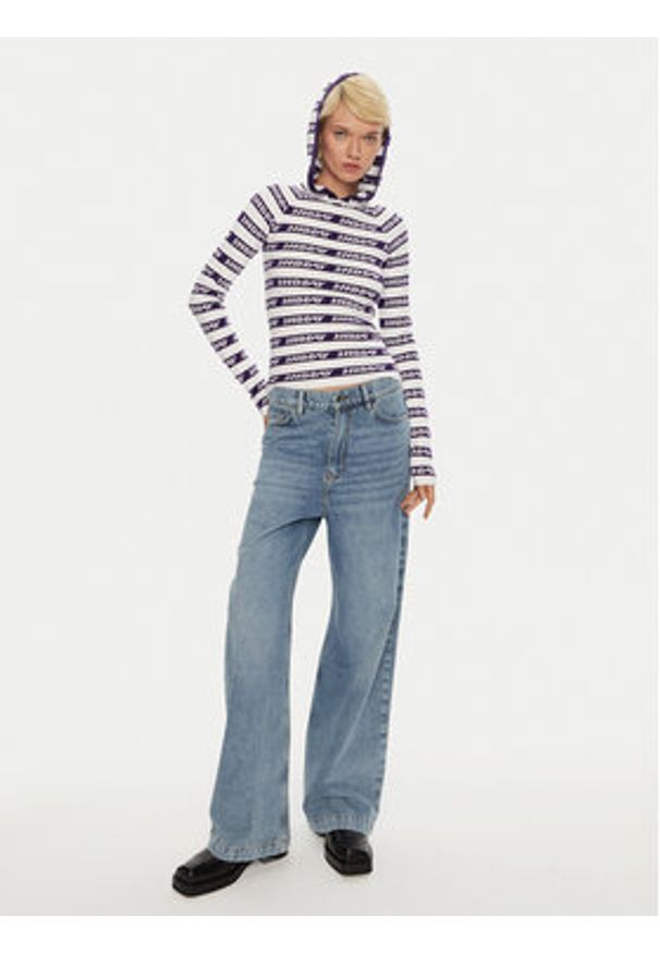 2NDDAY Sweter Conner 2245342404 Niebieski Slim Fit. Kolor: niebieski. Materiał: syntetyk