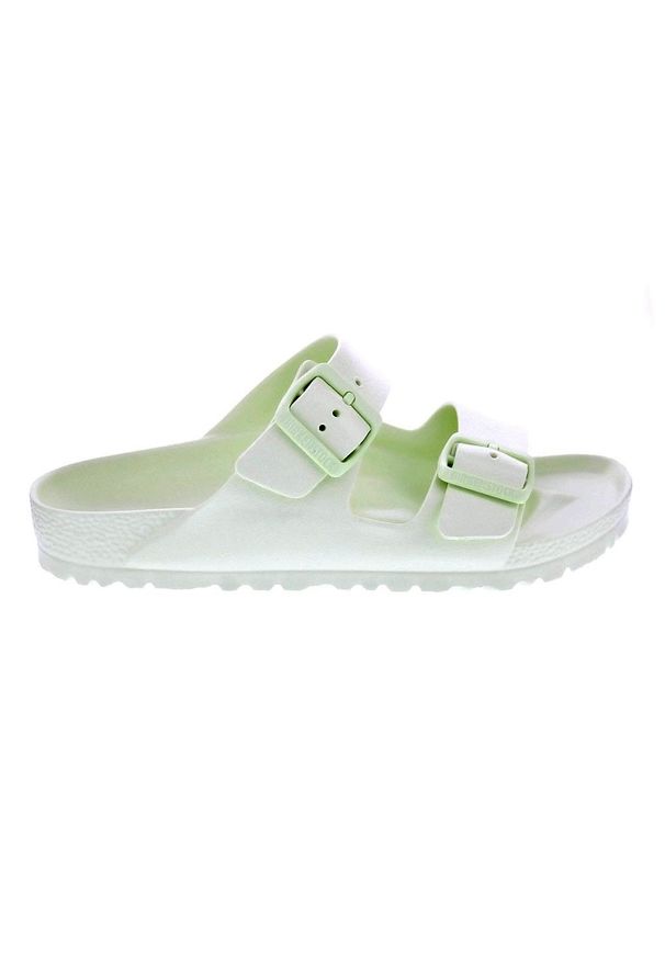 Klapki damskie Birkenstock Arizona Eva. Kolor: zielony. Materiał: materiał, syntetyk