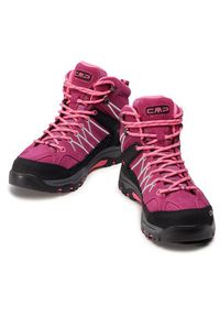 CMP Trekkingi Kids Rigel Mid Trekking Shoe Wp 3Q12944J Różowy. Kolor: różowy. Materiał: zamsz, skóra #3