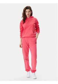 Tommy Jeans Bluza Tonal Linear DW0DW20304 Różowy Regular Fit. Kolor: różowy. Materiał: bawełna #5