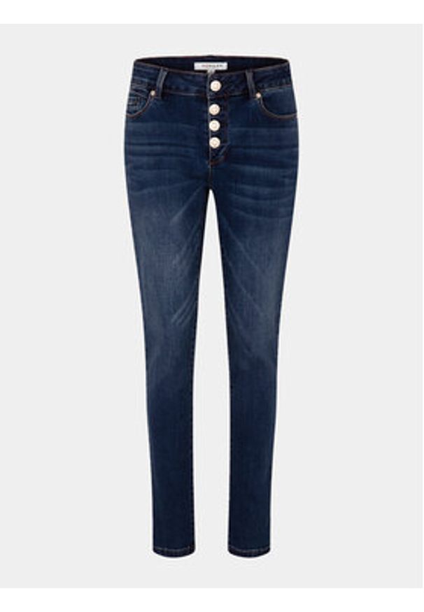Morgan Jeansy 241-PMIRA Granatowy Skinny Fit. Kolor: niebieski