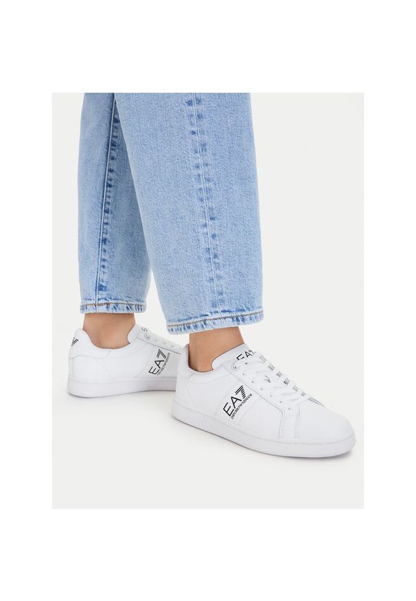 Sneakersy EA7 Emporio Armani. Kolor: biały