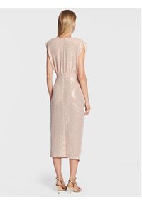 Rinascimento Sukienka koktajlowa CFC0110461003 Różowy Regular Fit. Kolor: różowy. Materiał: syntetyk. Styl: wizytowy #2