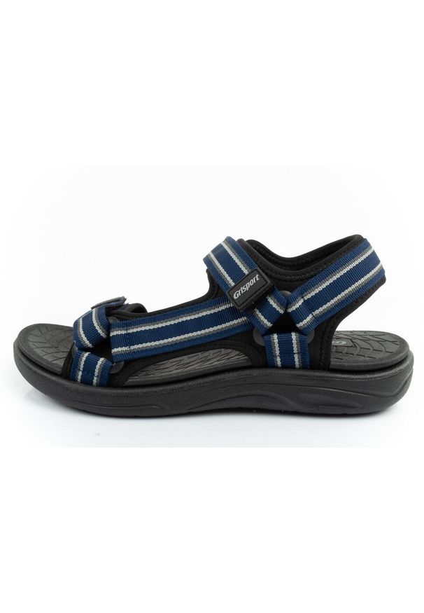 Buty sportowe męskie sandały Grisport. Kolor: wielokolorowy, niebieski, czarny