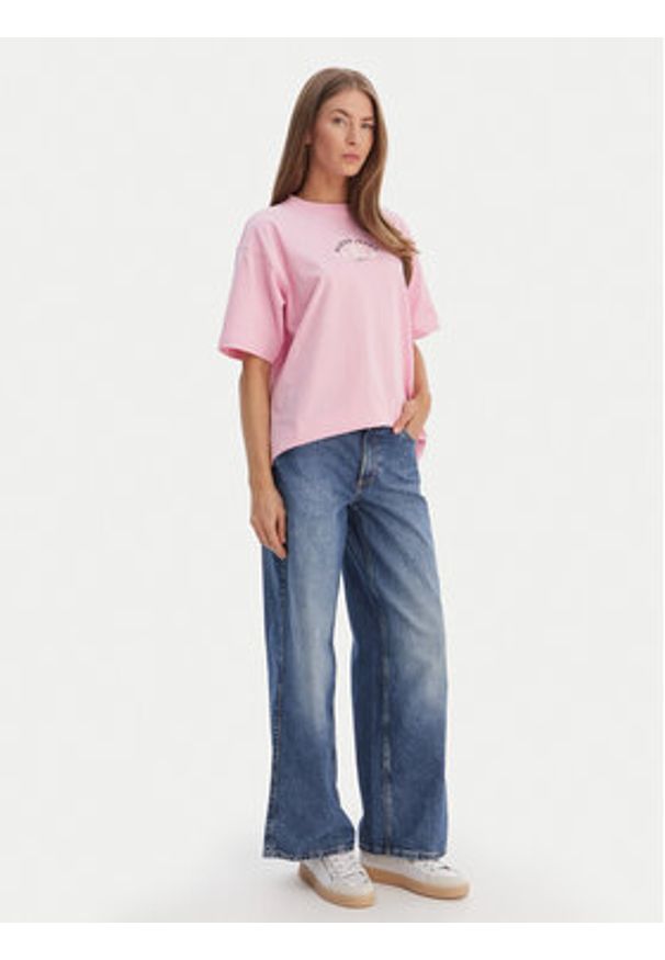 Guess Jeans Jeansy W5YA0Y D6333 Niebieski Wide Leg. Kolor: niebieski