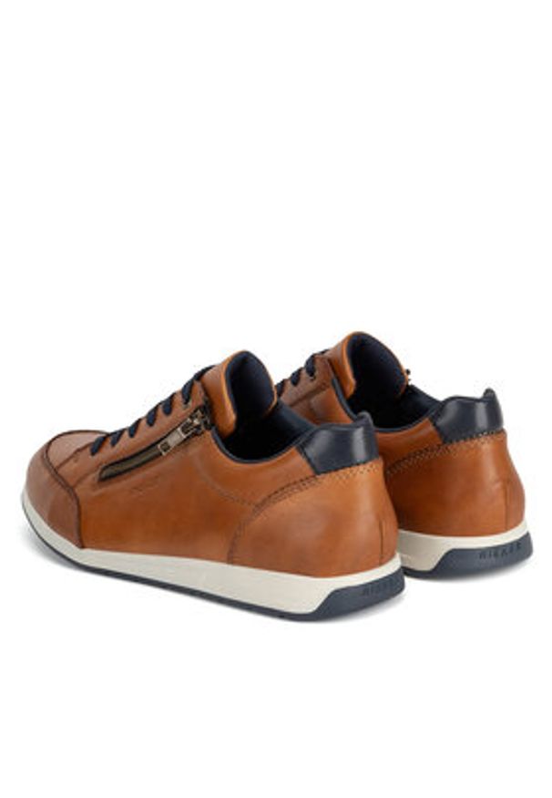 Rieker Półbuty 11903-24 Brązowy. Kolor: brązowy. Materiał: skóra