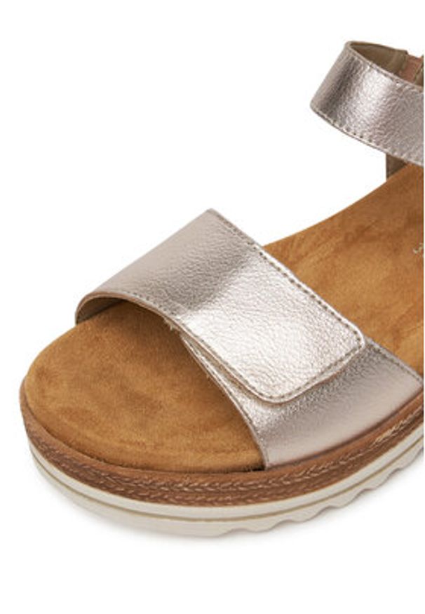 Remonte Sandały CEO-D0Q52-31 Złoty. Kolor: złoty. Materiał: skóra