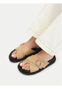 MEXX Klapki EO-HY25006-7 Beżowy. Kolor: beżowy. Materiał: skóra #8