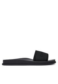 Calvin Klein Klapki City Sandal Mule Webbing HW0HW02887 Czarny. Kolor: czarny. Materiał: materiał #1