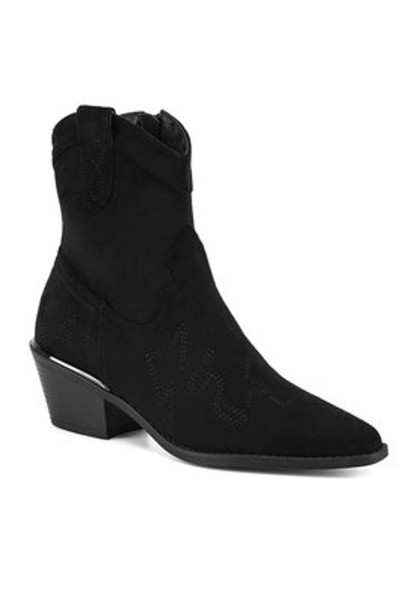 DeeZee Kowbojki HY80057-2 Czarny. Kolor: czarny. Materiał: materiał