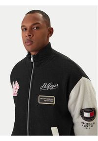 TOMMY HILFIGER - Tommy Hilfiger Kurtka bomber MW0MW42581 Czarny Regular Fit. Kolor: czarny. Materiał: wełna #2