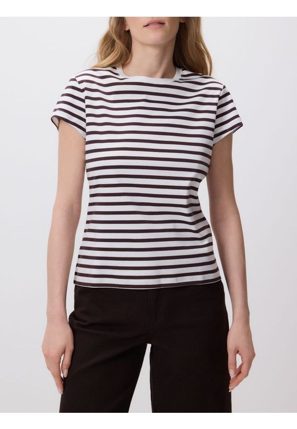 Reserved - T-shirt z domieszką jedwabiu - wielobarwny. Materiał: jedwab