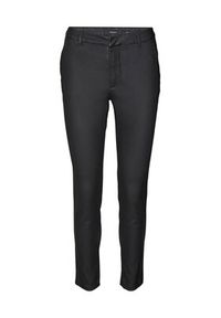 Vero Moda Spodnie materiałowe 10221336 Czarny Slim Fit. Kolor: czarny. Materiał: wiskoza #7