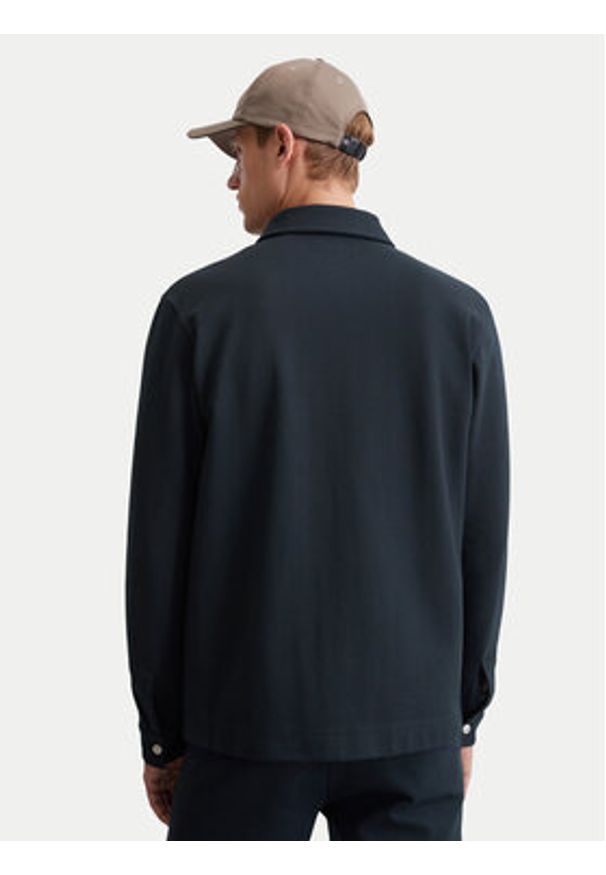 Marc O'Polo Koszula 428 4041 57084 Granatowy Regular Fit. Typ kołnierza: polo. Kolor: niebieski. Materiał: bawełna