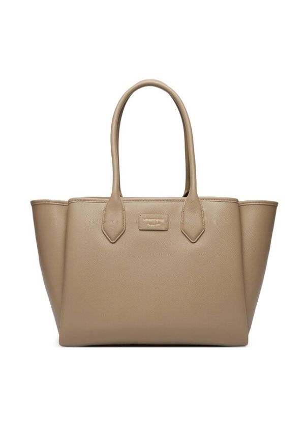 Emporio Armani Torebka EW002330 AF17799 M1345 Brązowy. Kolor: brązowy. Materiał: skórzane