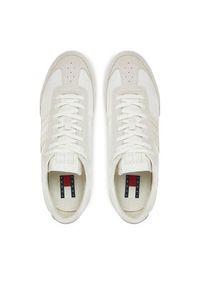 Tommy Jeans Sneakersy Tjm Retro Runner Cleated EM0EM01527 Biały. Kolor: biały. Materiał: zamsz, skóra