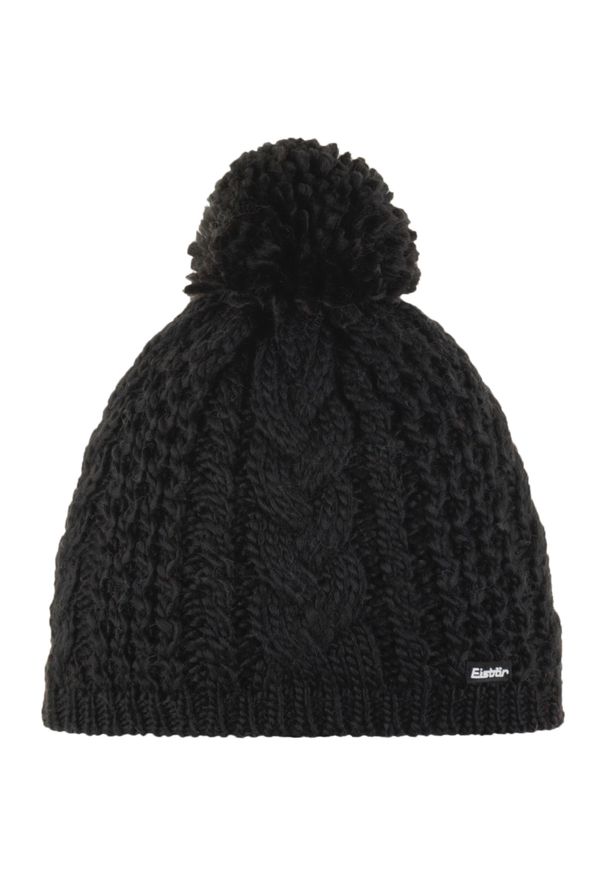 Czapka Eisbar Afra Pompon MÜ. Kolor: czarny. Materiał: wełna. Sezon: zima. Styl: sportowy