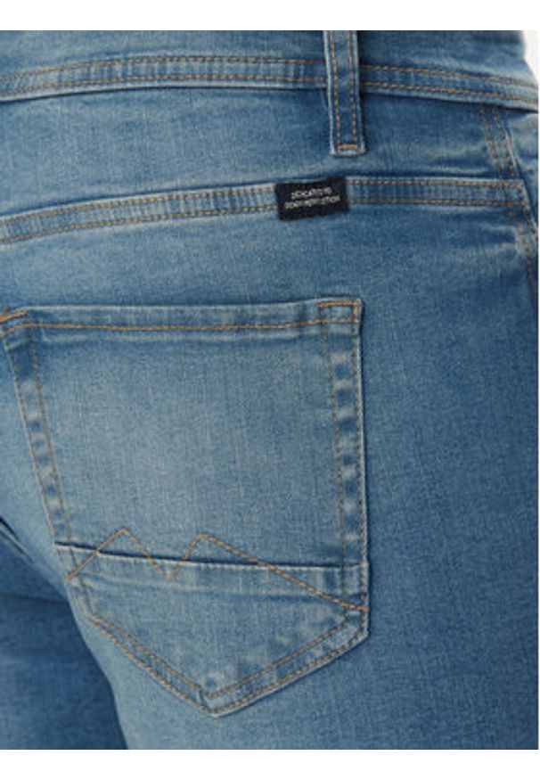 Blend Szorty jeansowe 20718125 Niebieski Regular Fit. Kolor: niebieski. Materiał: bawełna
