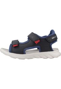 Sandały Geox Model J Sandal Airadyum Bo Kolor Niebieski. Kolor: niebieski. Materiał: tkanina, syntetyk