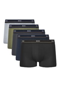 BOSS Komplet 5 par bokserek Essential 50531660 Czarny. Kolor: czarny. Materiał: bawełna #14
