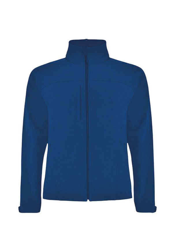 ROLY - Męska Kurtka Soft Shell Rudolph. Kolor: niebieski. Sport: turystyka piesza