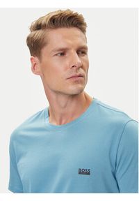 BOSS T-Shirt 50531401 Błękitny Regular Fit. Kolor: niebieski. Materiał: bawełna #4
