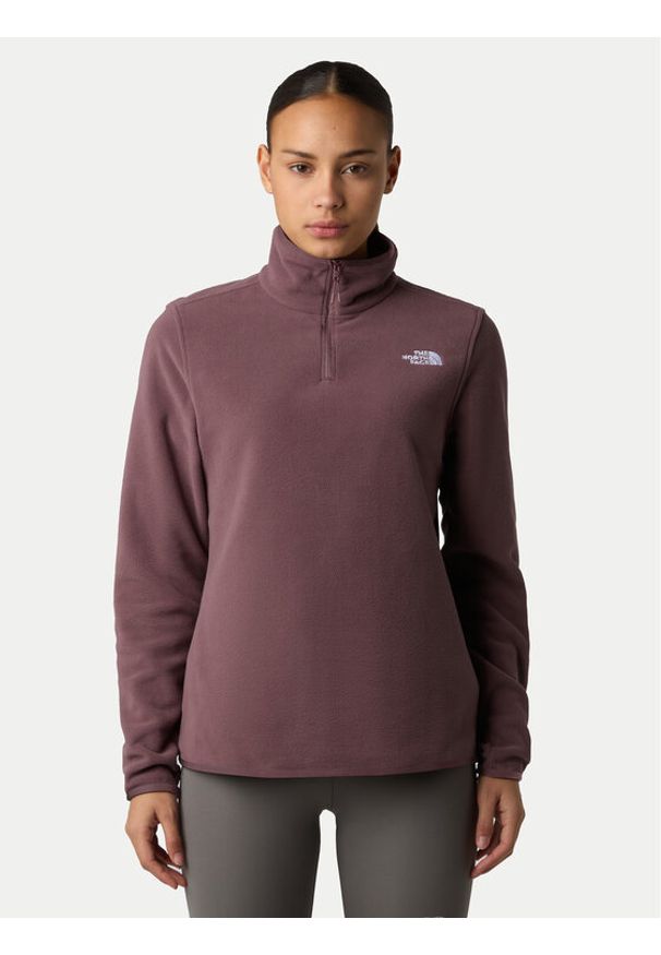 The North Face Polar Glacier NF0A8D2J Fioletowy Regular Fit. Kolor: fioletowy. Materiał: syntetyk