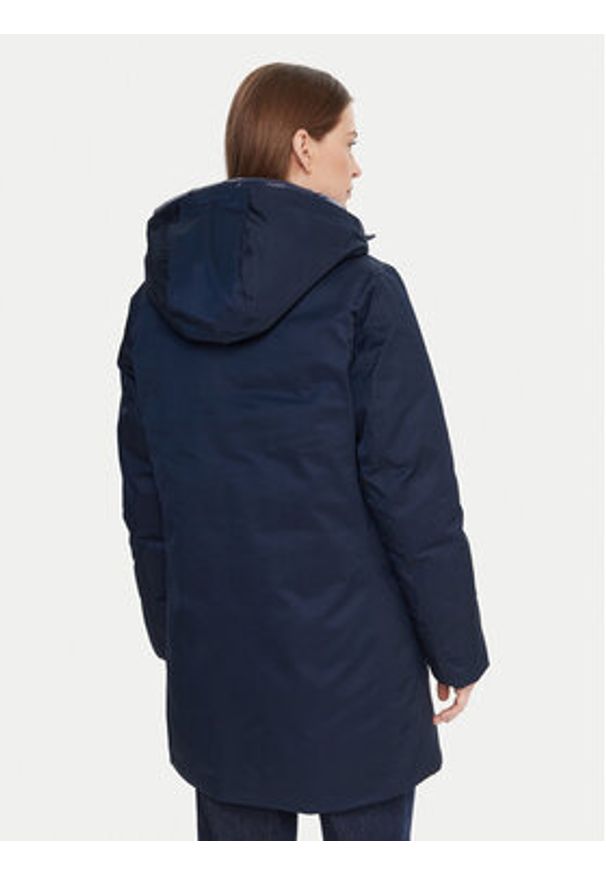 TOMMY HILFIGER - Tommy Hilfiger Parka WW0WW46533 Granatowy Relaxed Fit. Kolor: niebieski. Materiał: bawełna, syntetyk