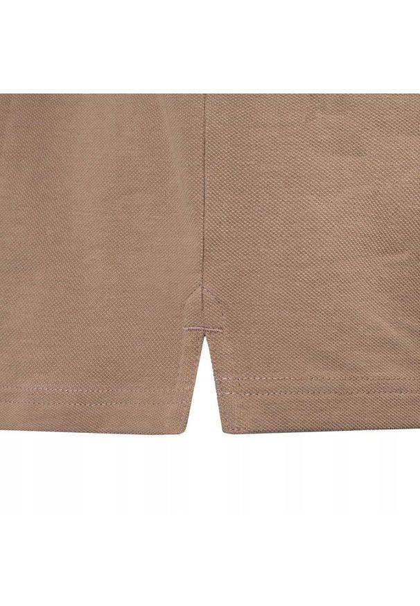 Koszulka Polo - Męska - Pako Jeans - Odcienie Beżów, Pasy. Okazja: na co dzień. Typ kołnierza: polo. Kolor: wielokolorowy, beżowy, brązowy. Materiał: bawełna. Wzór: paski, prążki. Styl: casual
