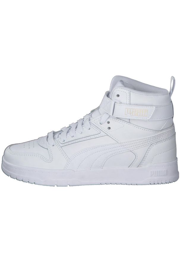 Buty do chodzenia damskie Puma Rbd Game JR. Wysokość cholewki: za kostkę. Zapięcie: rzepy. Kolor: wielokolorowy, biały, żółty. Materiał: materiał, syntetyk. Szerokość cholewki: normalna. Sport: turystyka piesza