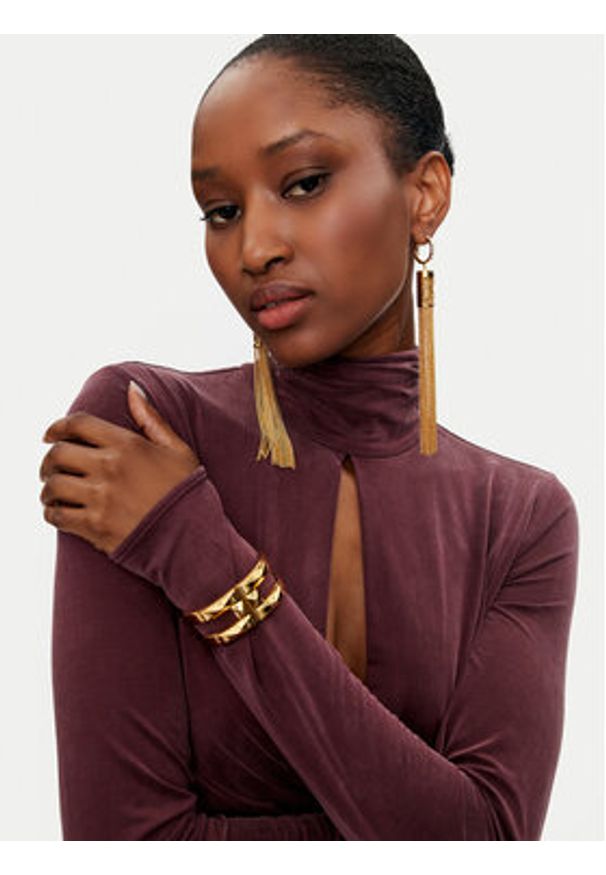 Elisabetta Franchi Kolczyki OR-29A-47E2-V340 Złoty. Materiał: złote. Kolor: złoty