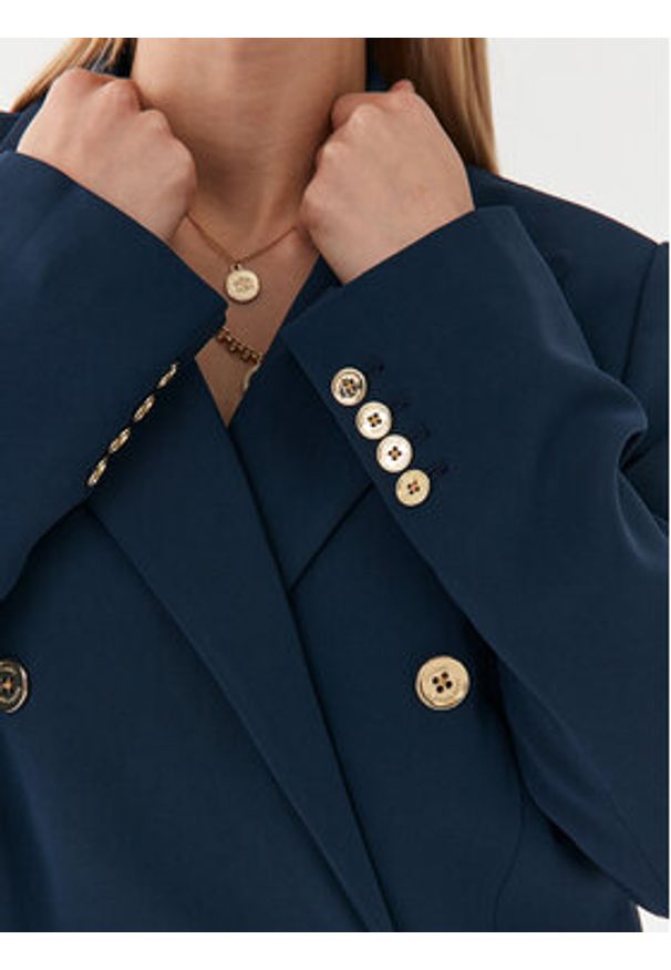 MICHAEL Michael Kors Marynarka MF3103WENX Granatowy Relaxed Fit. Kolor: niebieski. Materiał: syntetyk